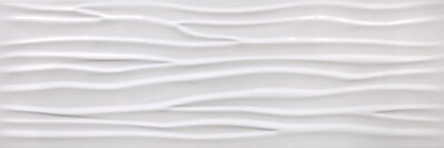 Cifre Ceramica GLACIAR WAVE WHITE BRILLO REKT. 30x90 obklad