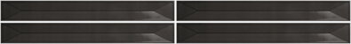 Equipe Cerámicas VITRAL AXIS BLACK 5x40 obklad