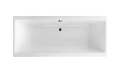 Excellent PRYZMAT 200x90 VAŇA OBDĹŽNIKOVÁ, biela akrylátová WAEX.PRY20WH