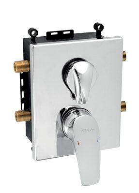 Novaservis Podomietková batéria s boxom 2 vývody, chrómová BOX57052R,0