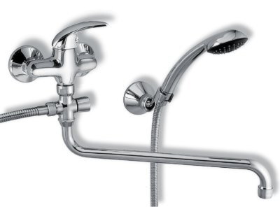 Novaservis Paneláková nástenná vaňová batéria 150 mm METALIA 55 chrómová 55071,0