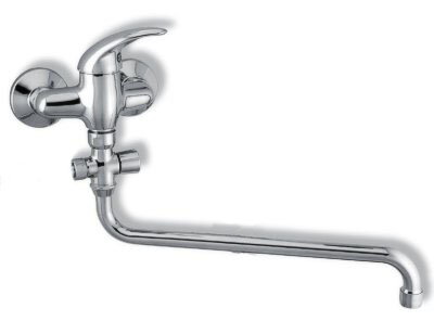Novaservis Paneláková nástenná vaňová batéria bez príslušenstva 150 mm METALIA 55 chrómová 55071/1,0