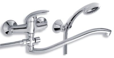 Novaservis Paneláková nástenná vaňová batéria 150 mm METALIA 55 chrómová 55032,0
