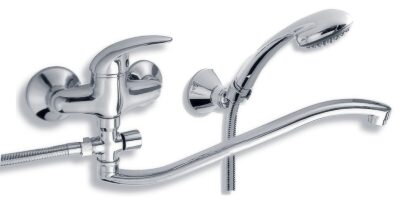 Novaservis Paneláková nástenná vaňová batéria 100 mm METALIA 55 chrómová 55033,0