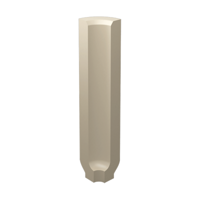 Paradyz BAZO BEIGE PROFIL WEWNETRZNY MONOKOLOR MAT. 3X10 vnútorný roh