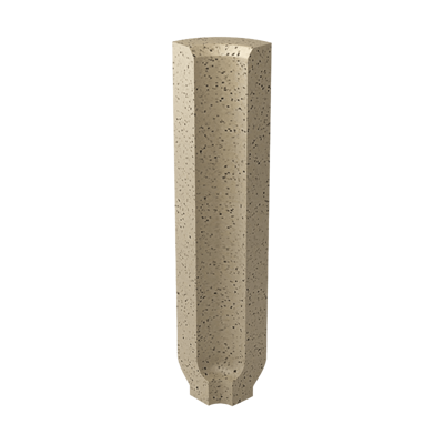 Paradyz BAZO BEIGE PROFIL WEWNETRZNY SOL-PIEPRZ MAT. 3X10 vnútorný roh