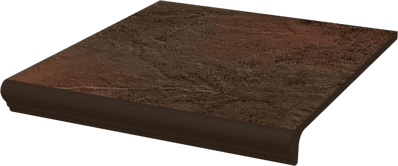 Paradyz SEMIR BROWN ROVNÁ S NOSOM 30X33 schodovka