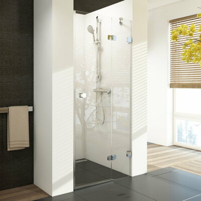 Ravak SPRCHOVÉ DVERE BSD2-90 A-R chróm + transparent (890-905) 0UP7AA00Z1