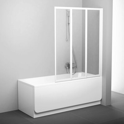 Ravak VAŇOVÁ ZÁSTENA VS3 100 white + transparent 795P0100Z1