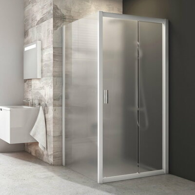 Ravak SPRCHOVÁ PEVNÁ STENA BLPS-80 white + grape ku sprchovým dverám 9BH40100ZG
