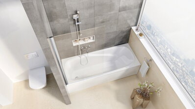 Ravak VAŇA OBDĹŽNIKOVÁ VANDA II 160x70 snowwhite CP11000000