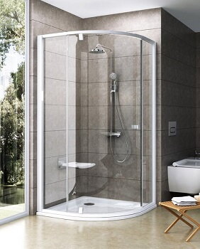 Ravak SPRCHOVÝ KÚT PSKK3-100 white / white + transparent 376AA101Z1