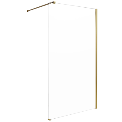 Rea AERO OMBRE BRUSH GOLD/WHITE 90 PEVNÁ SPRCHOVÁ STENA 90x195, zlatá sklo ombre REA-K2463