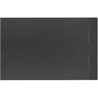 Rea BAZALT BLACK OBDĹŽNIKOVÁ SPRCHOVÁ VANIČKA 80x100, čierna REA-K3304