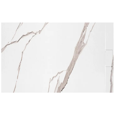 Rea BAZALT CARRARA WHITE OBDĹŽNIKOVÁ SPRCHOVÁ VANIČKA 90x120, imitácia mramoru REA-K7001
