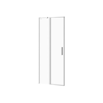 Cersanit MODUO SPRCHOVÉ DVERE ĽAVÉ otváracie 80x195 chróm, sklo číre S162-003