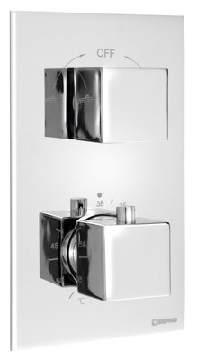 LATUS podomietková sprchová termostatická batéria, box, 2 výstupy, chróm