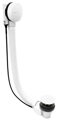 MARBLE vaňová súprava s bovdenom, dĺžka 800mm, biela