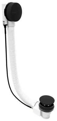 MARBLE vaňová súprava s bovdenom, dĺžka 800mm, čierna matná