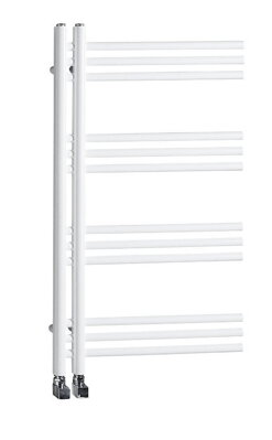 DORLION vykurovacie teleso 500x900 mm, chróm/biela