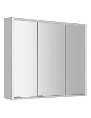 BATU zrkadlová galerka 80x71x15 cm, 2x LED osvetlenie, biela