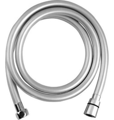 SOFTFLEX hladká plastová sprchová hadica, 200cm, strieborná/chróm