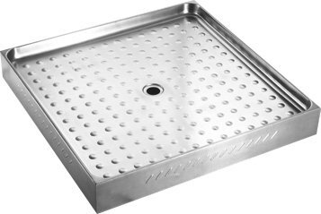 Sprchová vanička 800x115x800 mm, nerez mat
