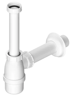 UMÝVADLOVÝ SIFÓN 5/4", DN40, BIELA