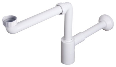 CRONO UMÝVADLOVÝ SIFÓN ŠETRIACI MIESTO, 5/4" - 32 MM, BIELY