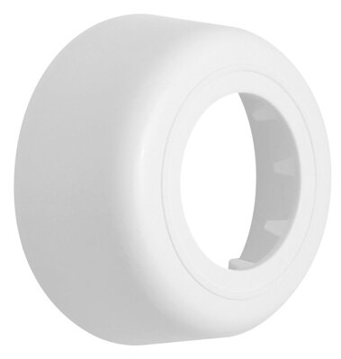 Rozeta 85/40mm, výška 33mm, ABS/biela