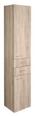 ZOJA/KERAMIA FRESH skrinka vysoká 35x184x29cm, dub platin