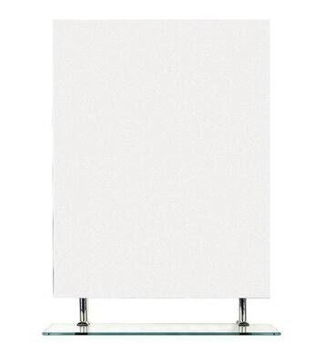 WEGA zrkadlo 700x800mm, s policou