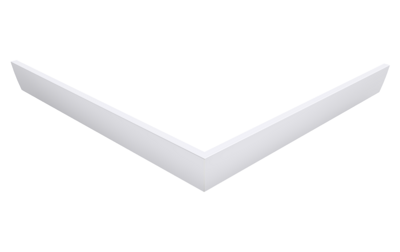 AURA 100 panel rohový, biela