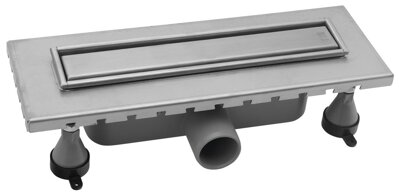 ESSEFLOW nerezový sprchový kanálik s roštom 380x136x80 mm