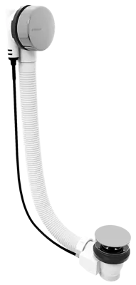 Vaňová súprava s bovdenom, dĺžka 800mm, zátka 72mm, chróm