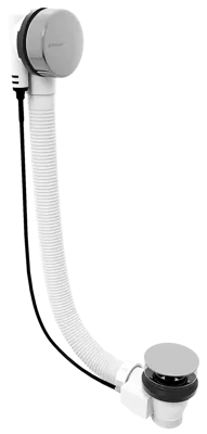 Vaňová súprava s bovdenom, dĺžka 1000mm, zátka 72mm, chróm