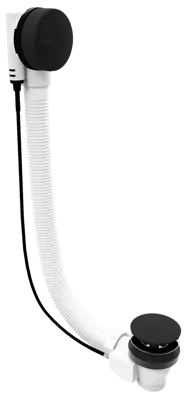Vaňová súprava s bovdenom, dĺžka 1200mm, zátka 72mm, čierna mat