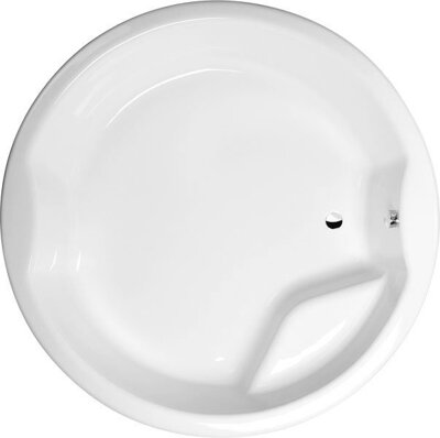 ROYAL ROUND guľatá vaňa s konštrukciou 172x172x49cm, biela