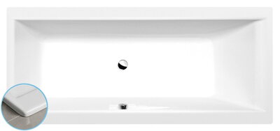 CLEO SLIM obdĺžniková vaňa 170x75x48cm, biela