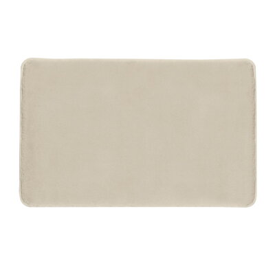 FUZZY kúpeľňová predložka, 50x80cm, 100% polyester, protišmyk, tortora