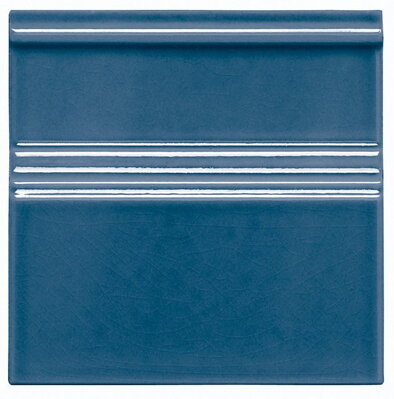MODERNISTA Rodápie Clasico C/C Azul Oscuro 15x15