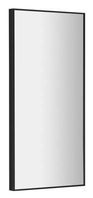 AROWANA zrkadlo v ráme 350x900mm, čierna mat