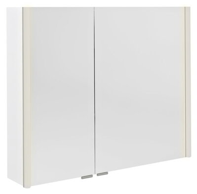 ALIX galérka s LED osvetlením 86x70x17,5cm, biela
