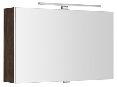 CLOE galérka s LED osvetlením, 80x50x18cm, borovica rustik