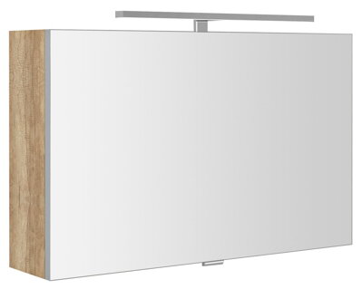 CLOE galérka s LED osvetlením 80x50x18cm, dub Alabama