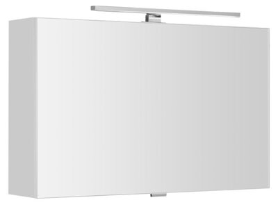 CLOE galérka s LED osvetlením, 80x50x18cm, biela