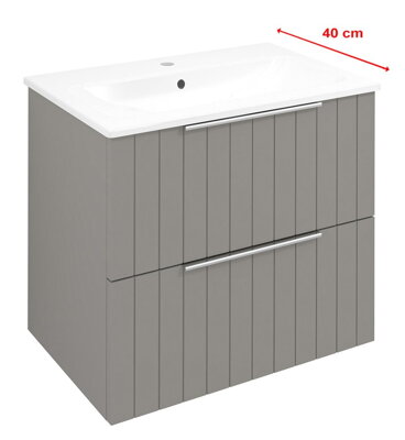 CIRASA umývadlová skrinka 58x54x39cm, agila strip
