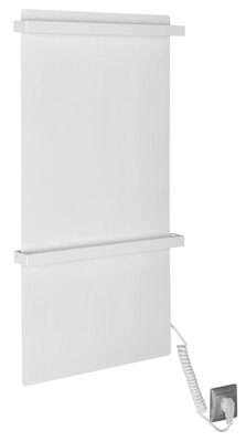 ELMIS Elektrický sušiak uterákov 400x800mm, 120W, hliník, biela matná