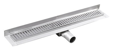 MANUS ONDA nerezový sprchový kanálik s roštom, k stene, 650x112x55 mm