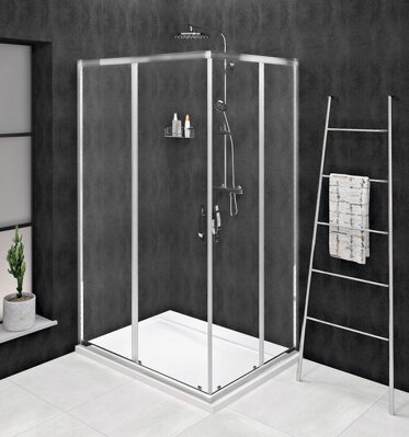 SIGMA SIMPLY obdĺžniková sprchová zástena 900x800 mm, L/P varianta, rohový vstup